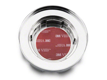 2015-2023 Mustang Modern Billet Radiator Cap Cover; Chrome