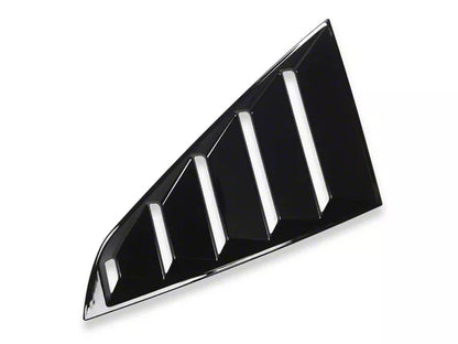 2024-2025 Mustang SpeedForm Vintage Quarter Window Louvers Gloss Black