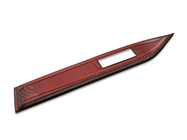 2015-2023 Mustang SpeedForm Passenger Dash Trim; Carbon Fiber Style