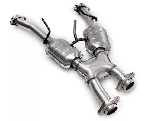 1979-1993 5.0L Mustang w/ Long Tube Headers & Automatic Transmission BBK Catted X-Pipe