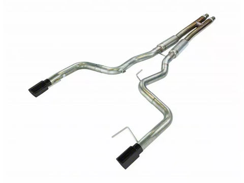 2024-2025 Mustang GT w/o Active Pypes H-Bomb Cat-Back Exhaust System with Black Tips