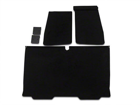 2005-2010 Rear Seat Delete; Black