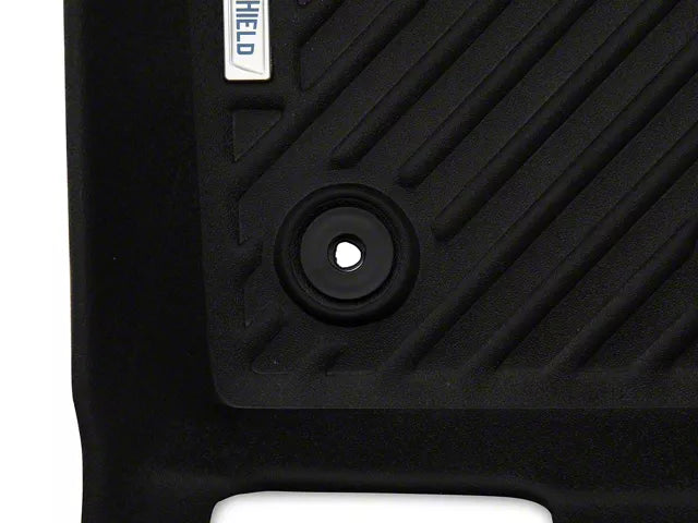 2015-2025 Mustang TruShield Precision Molded Front Floor Liners; Black