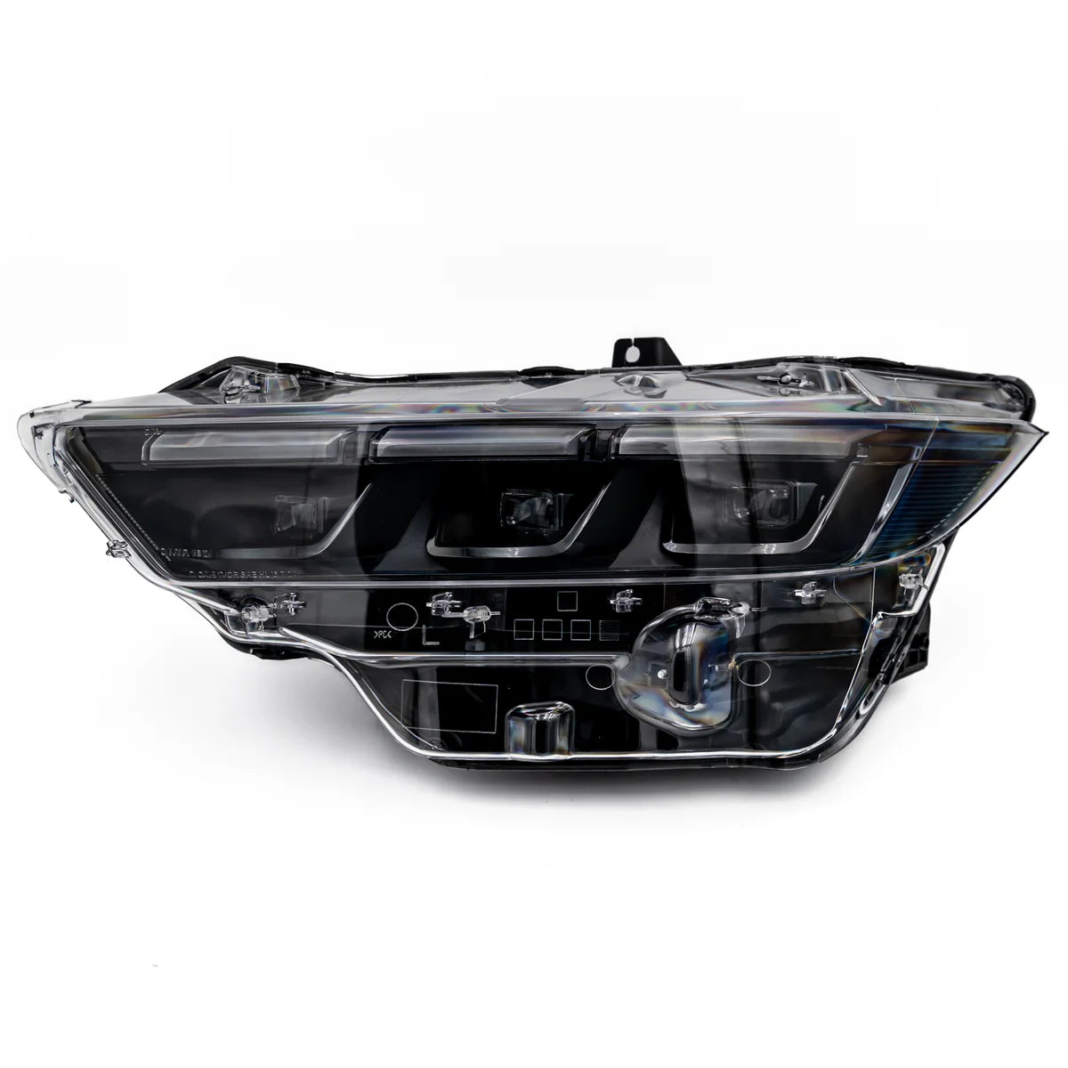 2024-2025 Ford Mustang S650 Headlights With Gloss Black Housing (Pair)