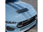 2024-2025 Mustang GT, Dark Horse Hood Vent Insert Cover; Carbon Fiber