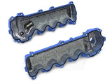 2005-2010 Ford Performance Laser Etched Valve Covers; Blue