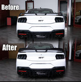2024-2026 Mustang S650 Dark Horse Rear Spoiler Gloss Carbon Fiber 2pcs