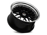 1994-2025 XXR 521 Black with Machined Lip Wheel; 19x8.5; 25mm Offset