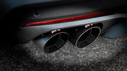 2024-2025 Mustang GT w/ Active Exhaust Borla S-Type Axle-Back Exhaust with Carbon Fiber Tips