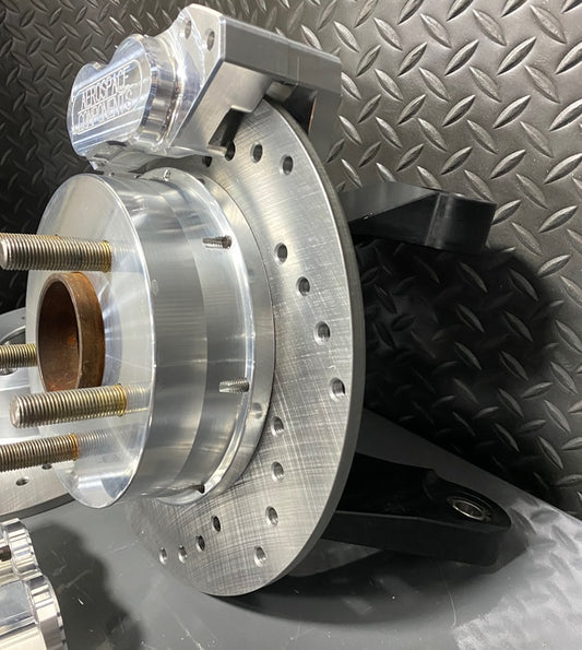 AED 2015-2023 Mustang Rear Drag Race Brake Kit - Aerospace Components