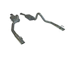 1999-2004 Mustang GT, Mach 1 Flowmaster American Thunder Cat-Back Exhaust System; Stainless Steel