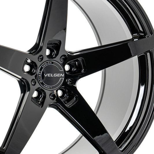 2005-2025 Mustang Velgen Classic5 V2 Gloss Black Wheel 20x11