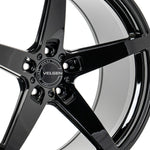 2005-2025 Mustang Velgen Classic5 V2 Gloss Black Wheel 20x10.5