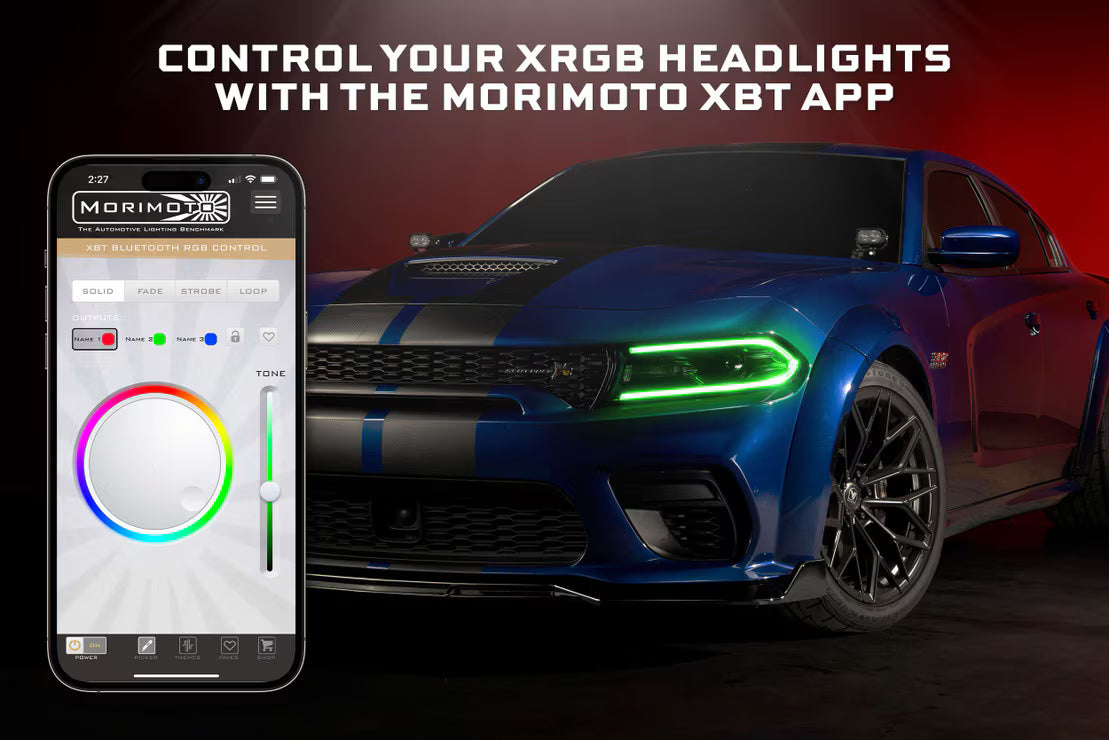 2015-2023 Dodge Charger Morimoto XRGB LED Headlights