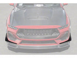 2024-2025 Mustang GT Front Splitter Canards; Carbon Fiber