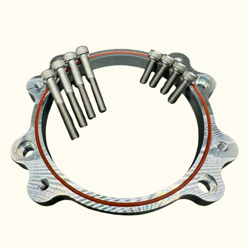 MUSTANG GT [5.0L] ROUSH S2650 KITS (2018-2023) & F-150 [5.0L] ROUSH S2650 KITS (2018-2025) ADAPTER (103MM TB TO 103MM PORTED SUPERCHARGER) [PORTED SUPERCHARGERS ONLY]