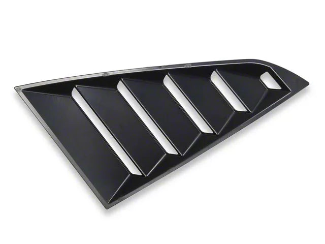 2024-2025 Mustang SpeedForm Vintage Quarter Window Louvers Matte Black