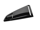 2015-2023 Mustang Quarter Window Scoops; Gloss Black