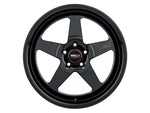 1979-2025 WELD Street Performance Ventura Drag Gloss Black Wheel; Front Only; 18x5; -23mm Offset