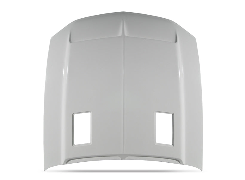 2010-2012 Mustang Cervinis Type 4 Ram Air Hood w/ Billet Heat Extractors
