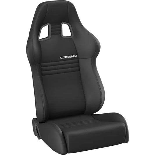 Corbeau A4 Racing Seats Black Cloth Pair
