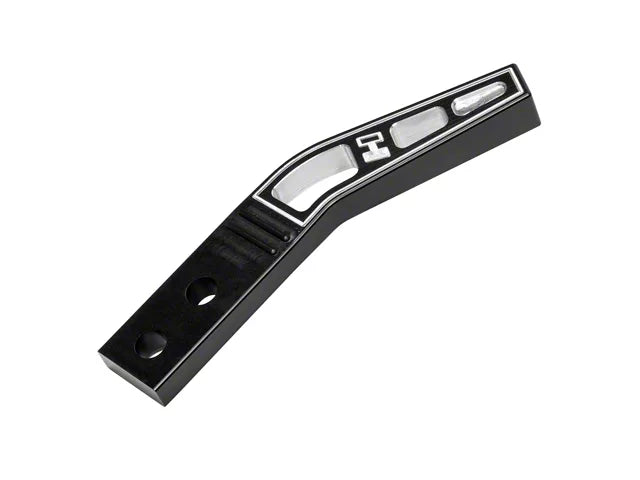 1979-2025 Mustang Hurst 6-Inch Lay Back Shifter Stick; Black Aluminum
