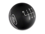 2015-2025 Ford Performance 6-Speed Shift Knob with Ford Performance Logo; Black