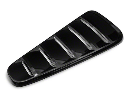 2010-2014 Classic Quarter Window Louvers; Gloss Black