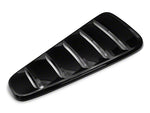 2010-2014 Classic Quarter Window Louvers; Gloss Black