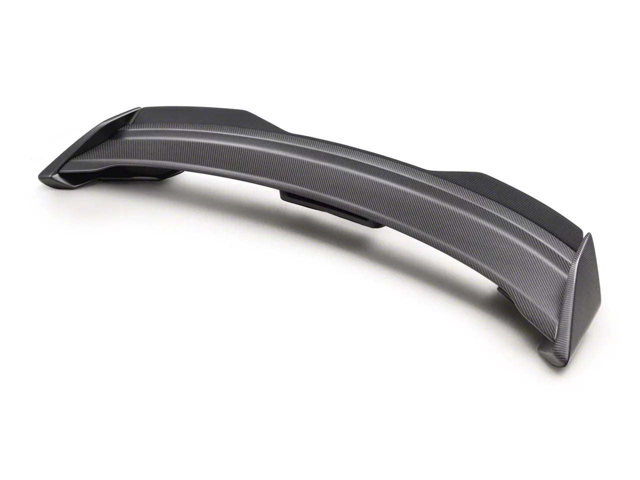 2024-2026 Mustang GT Fastback, Dark Horse Ford Performance Rear Spoiler With Gurney Flap; Matte Carbon Fiber