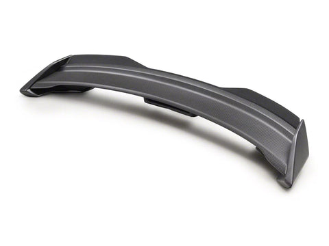 2024-2026 Mustang GT Fastback, Dark Horse Ford Performance Rear Spoiler With Gurney Flap; Matte Carbon Fiber