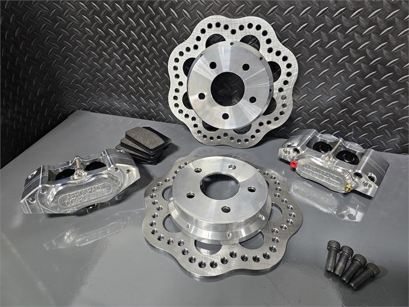2024-2026 Mustang Dark Horse/ Performance Package Direct Bolt on Rear Pro-Lite Drag Race Brake Kit - Aerospace Components