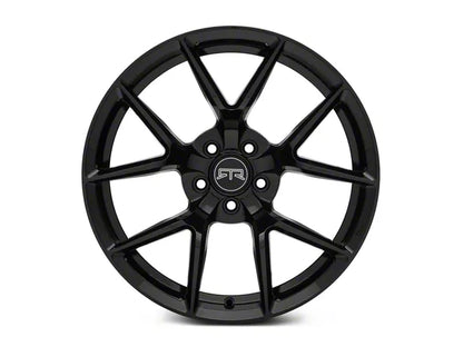 2005-2025 RTR Tech 5 Gloss Black Wheel; Rear Only; 19x10.5; 45mm Offset
