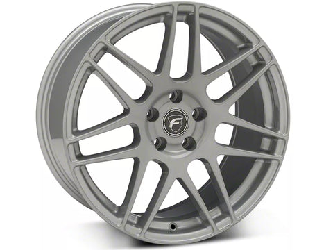 2015-2024 Mustang Forgestar F14 Monoblock Silver Wheel 19x9.5