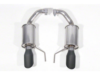 2024-2025 Mustang GT w/o Active Exhaust Roush Axle-Back Exhaust with Black Tips