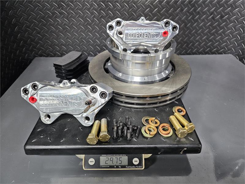 2024-2026 Mustang Direct Bolt on Rear Pro Street Brake Kit - Aerospace Components