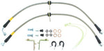 2005-2014 StopTech Stainless Steel Braided Brake Line Kit; Front