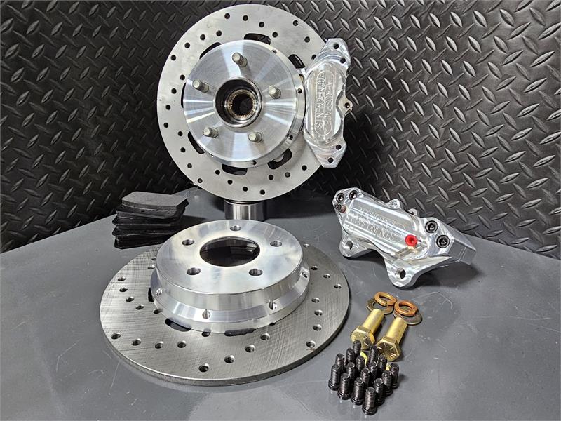 2024-2026 Mustang Direct Bolt on Rear Drag Race Brake - Aerospace Components