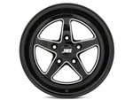 1994-2025 JMS Avenger Series Black Clear with Diamond Cut Wheel; Front Only; 17x4.5; -24.75mm Offset