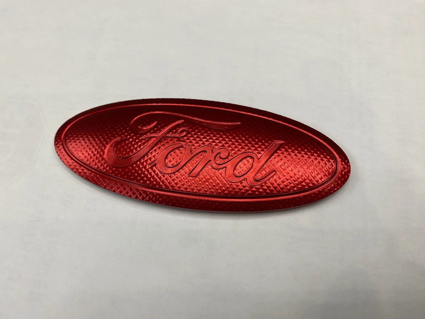 2020+ Explorer Ford Billet Badge (Rear) – Red