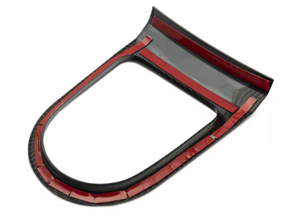 2015-2023 Mustang SpeedForm Automatic Gear Surround Trim; Carbon Fiber Style