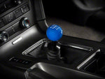 2011-2014 Modern Billet Retro Style 6-Speed Shift Knob; Blue