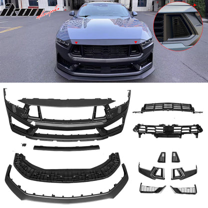 2024-2026 Ford Mustang Dark Horse Front Bumper Conversion W/ Grille PP
