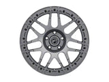 2005-2025 Forgestar F14 Beadlock Gloss Anthracite Wheel; Rear Only; 17x10; 50mm Offset