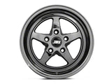 1994-2025 JMS Avenger Series Black Chrome Wheel; Front Only; 17x4.5; -24.75mm Offset