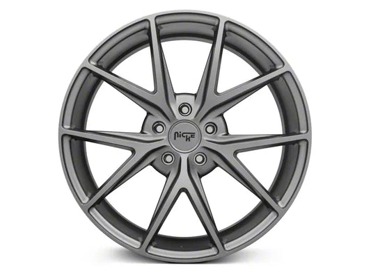 2005-2025 Niche Misano Matte Gunmetal Wheel; 20x9; 35mm Offset