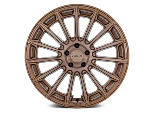 2005-2025 Niche Amalfi Platinum Bronze Wheel; 20x9; 25mm Offset