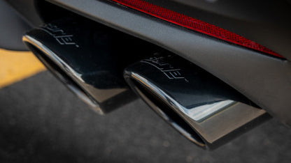 2024-2025 Mustang GT w/ Active Borla S-Type Cat-Back Exhaust with Black Chrome Tips