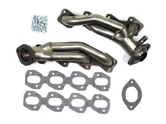 1999-2004 Mustang COBRA, MACH 1 JBA 1-5/8-Inch Shorty Headers; Natural