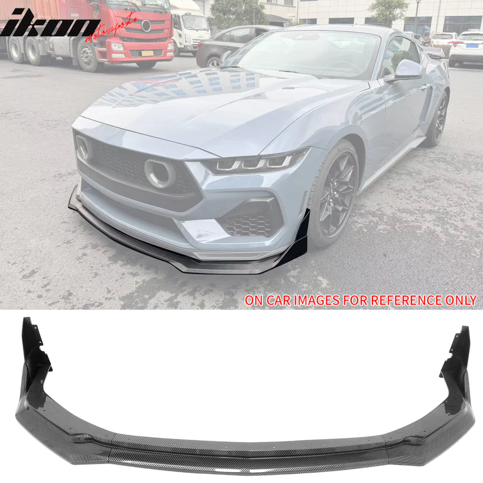 2024-2026 Ford Mustang Front Bumper Lip 5PC Chin Spoiler